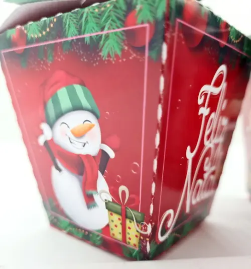 Caixa Sushi Natal Papai Noel