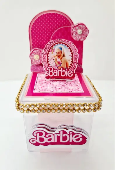 Caixinha Acrílica Cenário Barbie 2023