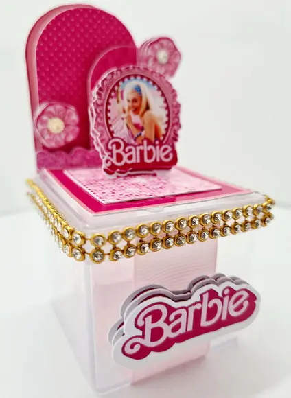 Caixinha Acrílica Cenário Barbie 2023