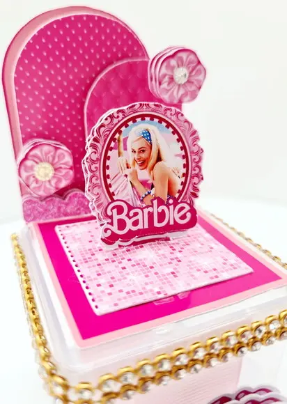 Caixinha Acrílica Cenário Barbie 2023