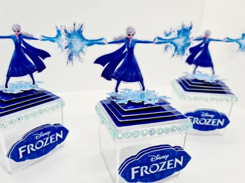 Caixinha Acrílica Frozen