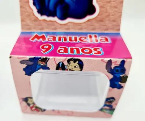 Caixinha Acrílica Lilo & Stitch