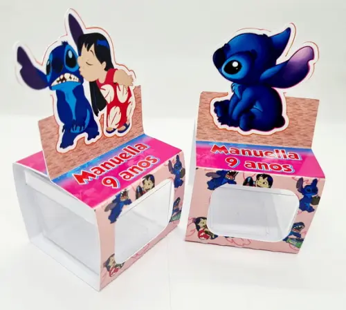 Caixinha Acrílica Lilo & Stitch
