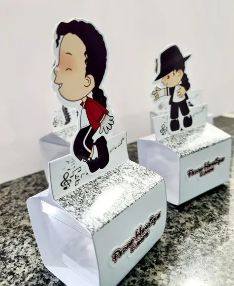 Caixinha Acrílica Michael Jackson