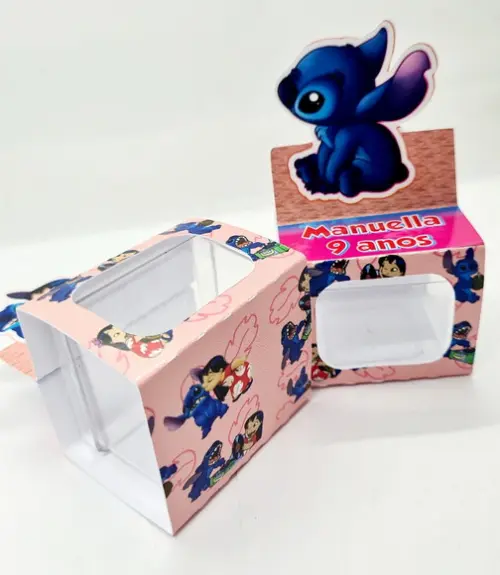 Caixinha Acrílica Lilo & Stitch