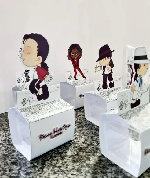 Caixinha Acrílica Michael Jackson