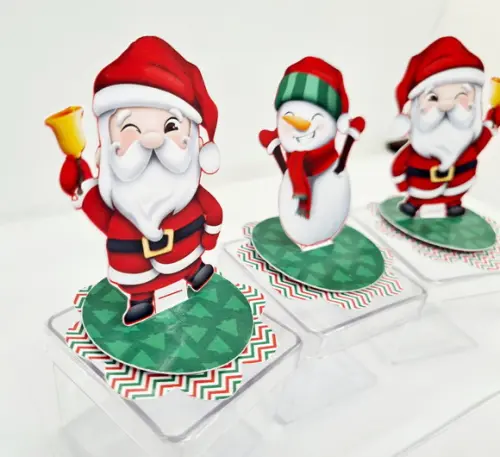 Caixinha Acrílica Papei Noel