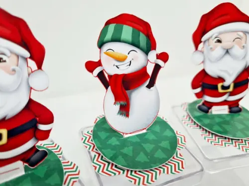 Caixinha Acrílica Papei Noel