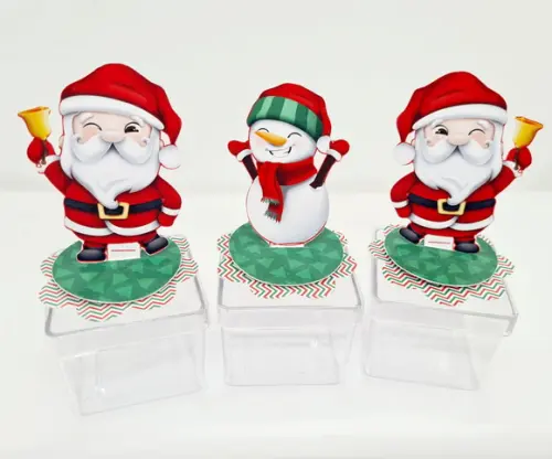 Caixinha Acrílica Papei Noel