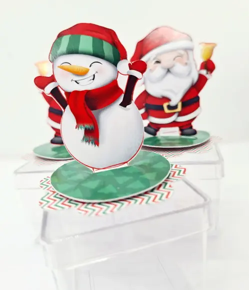 Caixinha Acrílica Papei Noel