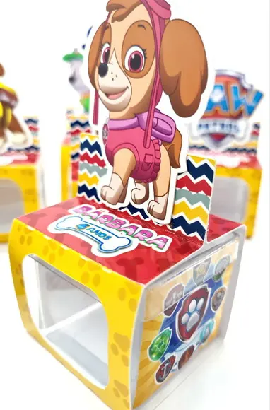 Caixinha Acrílica Patrulha Canina