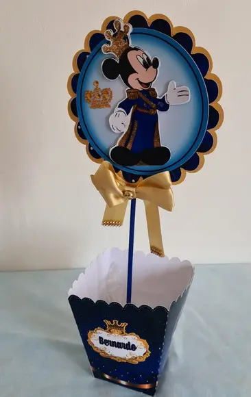 Centro de Mesa Mickey Realeza