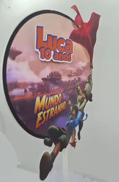 Centro de Mesa Mundo Estranho - Strange World
