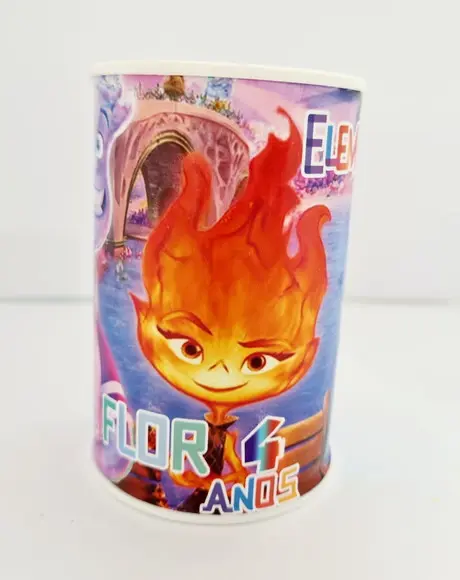 Cofrinho Elementos Disney Kit 20 Unidades