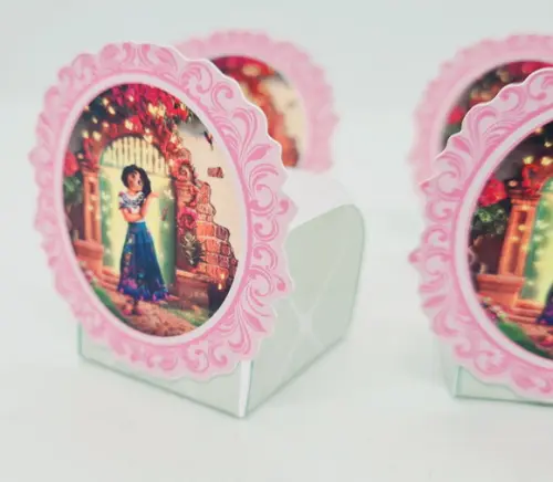Forminha para Doces Encanto Disney Rosa