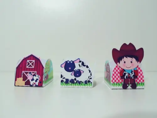 Forminhas Fazendinha Menino