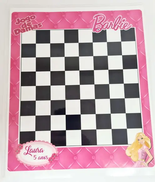 Jogo de Damas Barbie