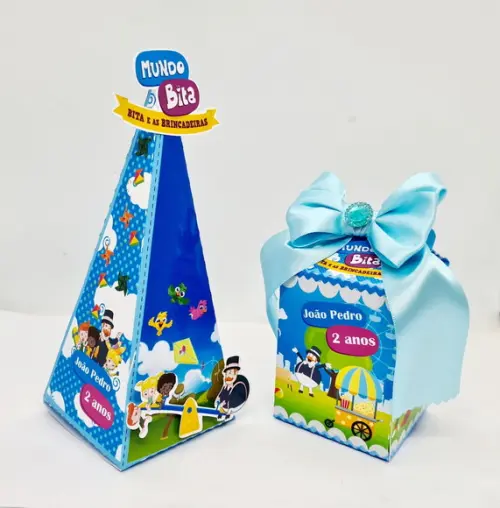 Kit Caixinhas Mundo Bita e as Brincadeiras