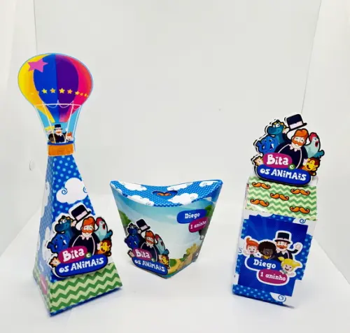 Kit Caixinhas Mundo Bita E Os Animais