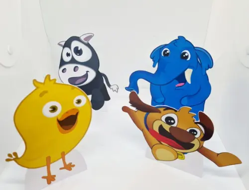 Kit Display Mundo Bita e os Animais