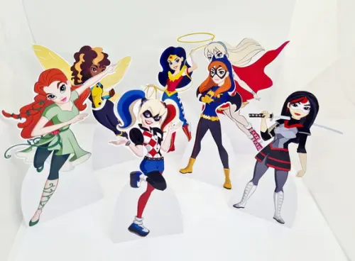 Kit Display Mesa Dc Superhero Girls