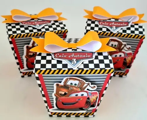 Kit Especial Caixinhas Carros - Mcqueen