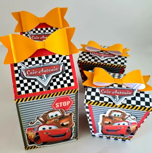 Kit Especial Caixinhas Carros - Mcqueen