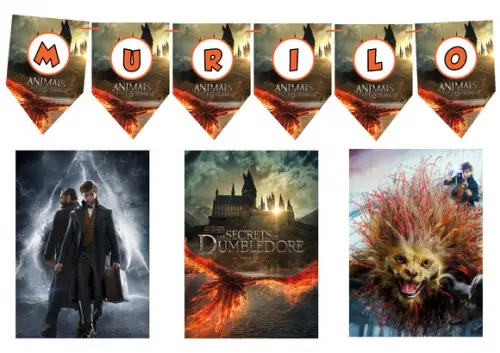 Kit Festa Animais Fantásticos - os Segredos de Dumbledore