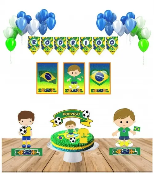 Kit Festa Brasil Copa do Mundo