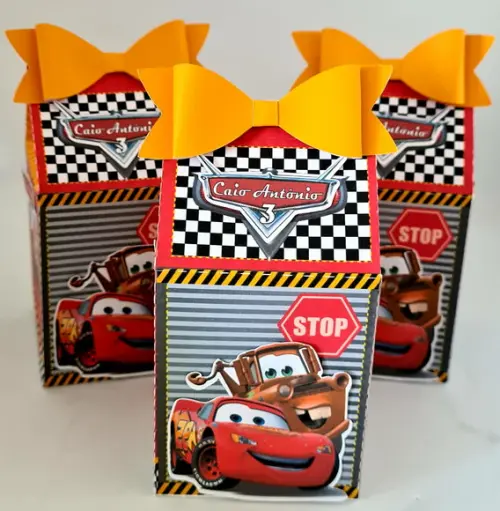 Kit Festa Caixinhas Carros - Mcqueen
