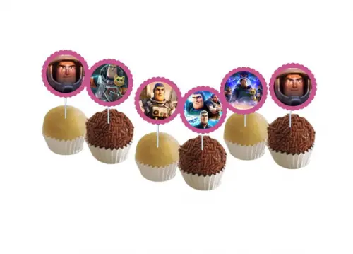 Kit Festa Buzz Lightyear Rosa