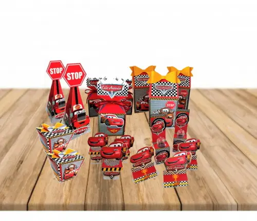 Kit Festa Carros - Lembrancinhas Mcqueen
