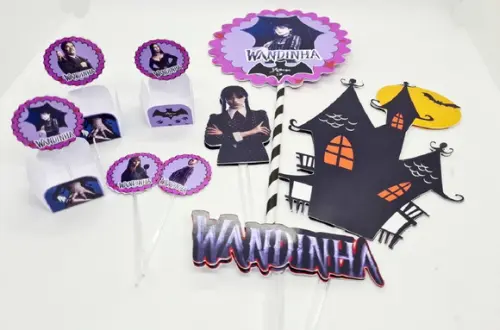 Kit Festa Completa Wandinha Addams