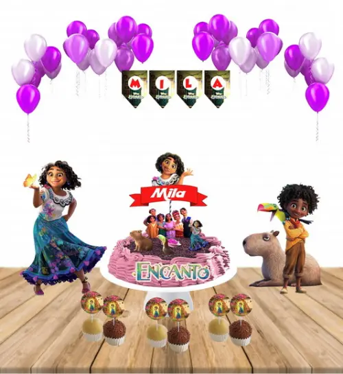 Kit Festa em Casa Encanto Disney