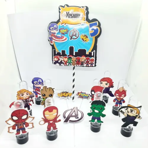 Kit Festa em Casa os Vingadores Cute
