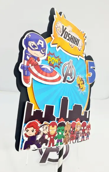 Kit Festa em Casa os Vingadores Cute