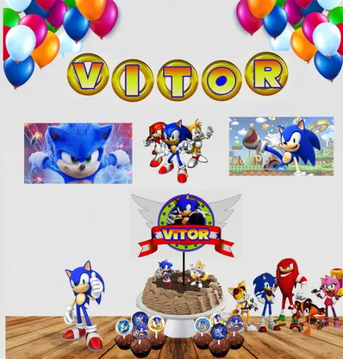Kit Festa Sonic
