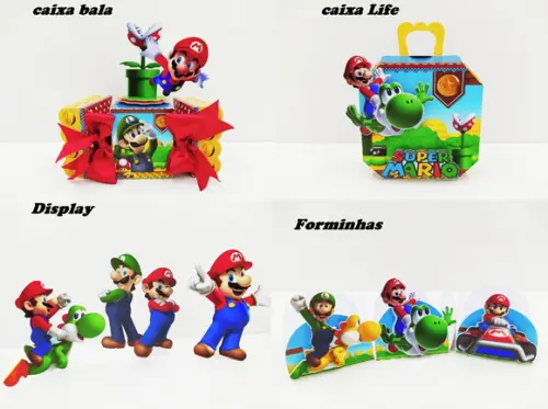 Kit Festa Super Mario Bross