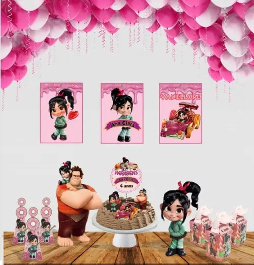 Kit Festa Vanellope Detona Ralph