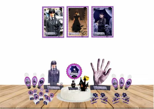 Kit Festa Wandinha Addams