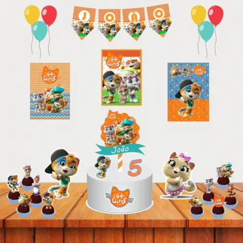 Kit Festinha 44 Gatos