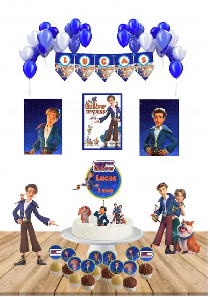 Kit Festinha as Aventuras de Gulliver