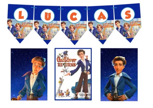 Kit Festinha as Aventuras de Gulliver