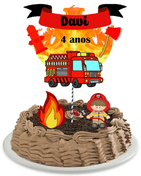 Kit Festinha Bombeiros