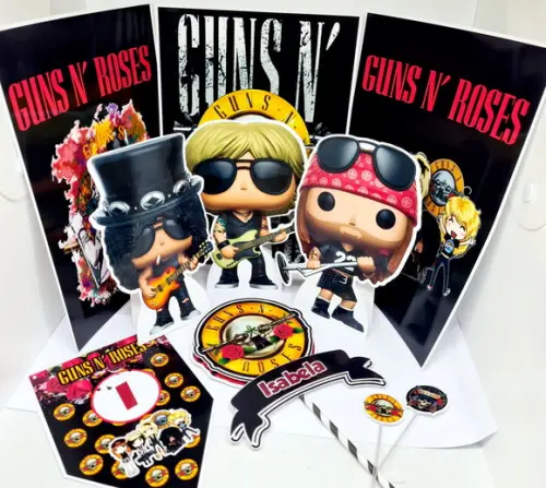 Kit Festinha Guns N' Roses