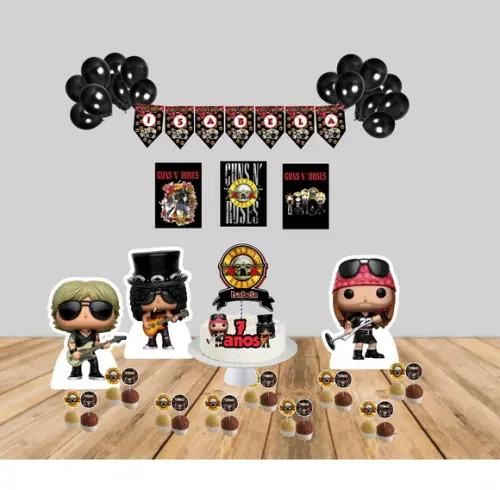 Kit Festinha Guns N' Roses