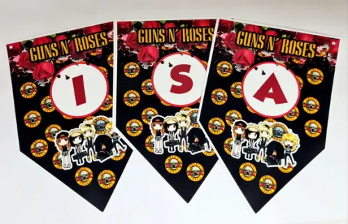 Kit Festinha Guns N' Roses