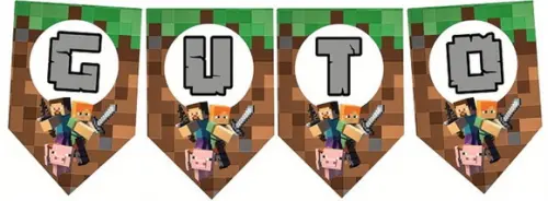 Kit Festinha Minecraft