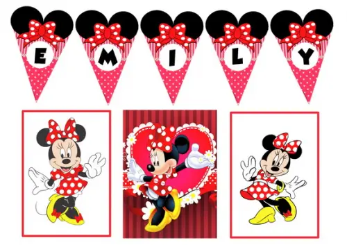 Kit Festinha Minnie Vermelha