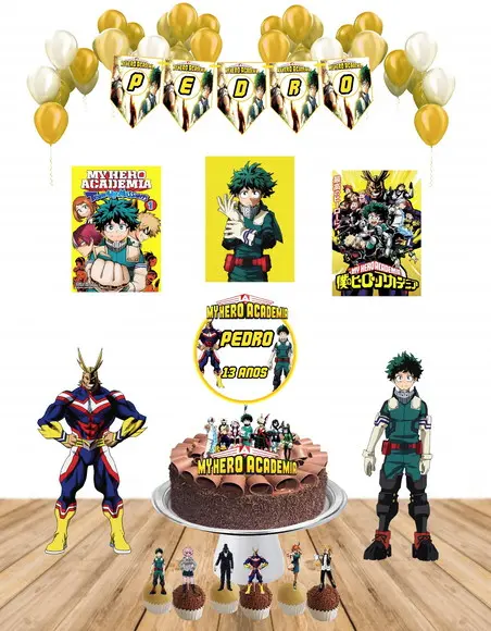 Kit Festinha My Hero Academia